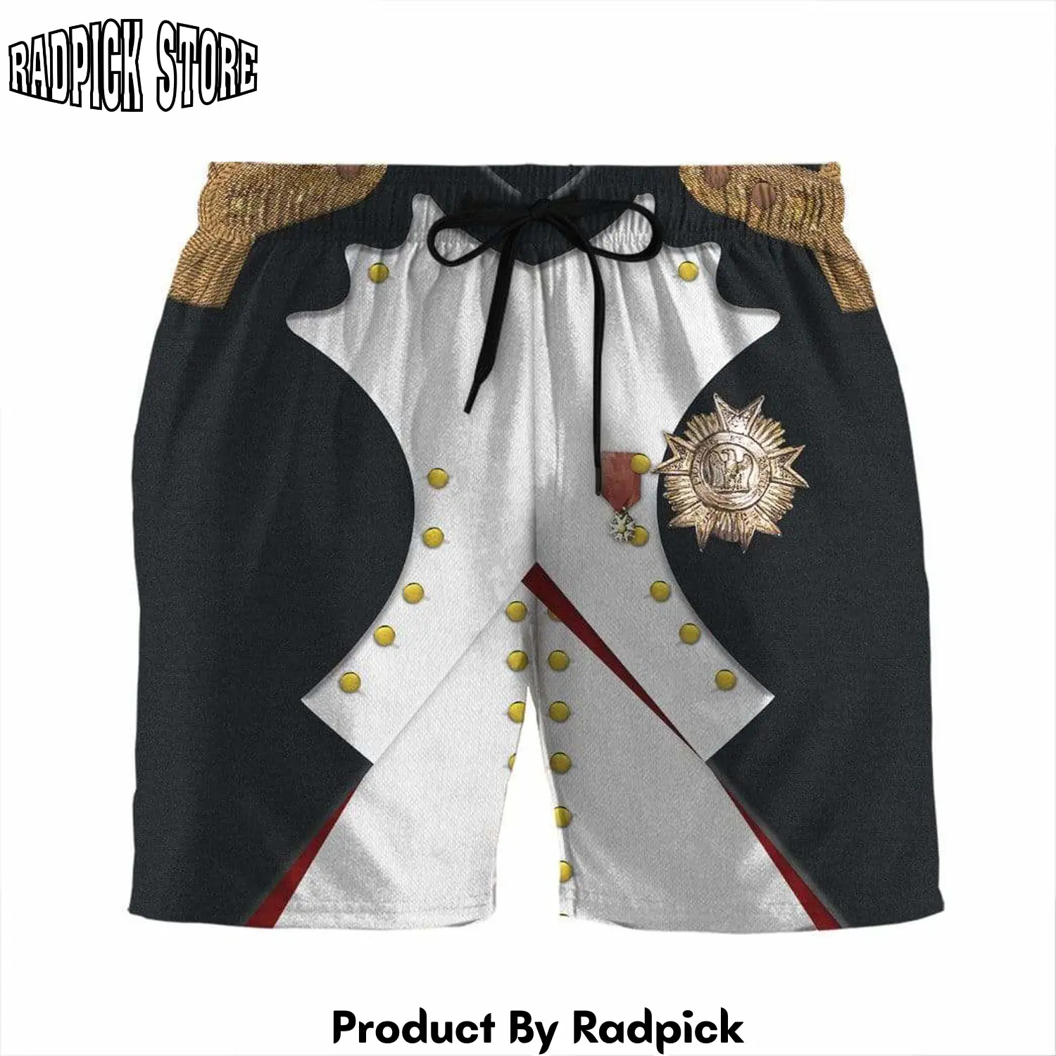 Radpick 3d napoleon bonaparte custom beach shorts swim trunks rp631326